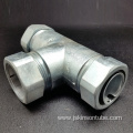 T-shaped stainless steel pipe connector